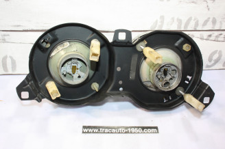 BLOC DOUBLE OPTIQUES DROIT JAUNE HELLA H1/H1...BMW Série 3 E30 Phase 1
