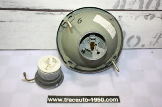 OPTIQUE DE PHARE ROUTE JAUNE HELLA GAUCHE H1 Ø/145mm...BMW E30 SERIE 1