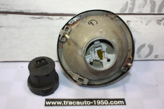 OPTIQUE DE PHARE ROUTE JAUNE HELLA GAUCHE H1 Ø/145mm...BMW E30 SERIE 1