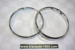 PAIRE DE CERCLAGE DE PHARES HELLA/BOSCH Ø/145mm...BMW E30 E21 E28 E34
