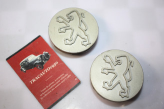 2 CENTRES DE ROUE PEUGEOT 9609747580 Ø/62mm...PEUGEOT DIVERS