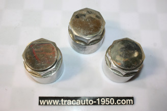 3 CENTRES DE ROUES FILETEES AM874 Ø/57.5mm...AUTOS ANCIENNES COLLECTION
