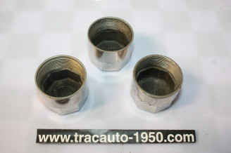 3 CENTRES DE ROUES FILETEES AM874 Ø/57.5mm...AUTOS ANCIENNES COLLECTION