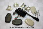 LOT DE PIECES DE COMMODO DE CLIGNOTANT...CITROEN 2CV MEHARI