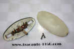 PLAFONNIER OVALE COMPLET HARPON...PEUGEOT 203 403 404