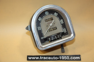 COMBINE BLOC COMPTEUR 6V JAEGER 120km/h...RENAULT 4CV 1947/1951