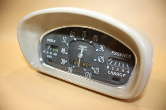 COMBINE BLOC COMPTEUR 6V JAEGER 120km/h...RENAULT 4CV 1956/1961
