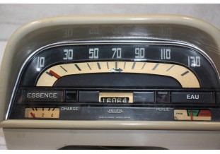 COMBINE BLOC COMPTEUR 6V JAEGER 130km/h...RENAULT DAUPHINE