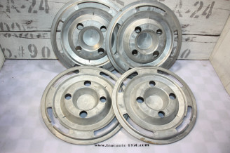 JEU DE 4 ENJOLIVEURS DE ROUE Ø/260mm...TRIUMPH ROVER FIAT PEUGEOT...