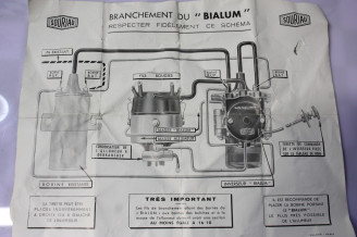 INVERSEUR DE BOBINES DOUBLE SOURIAU BIALUM 442...AUTOS ANCIENNES COLLECTIONS