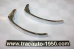 PAIRE DE POIGNEES DE PORTES EXTERIEURES AV/AR...RENAULT 4CV DAUPHINE