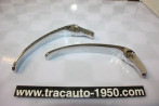 PAIRE DE POIGNEES DE PORTES EXTERIEURES AV/AR...RENAULT 4CV DAUPHINE