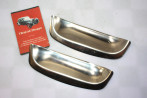 JEU DE 2 COQUILLES ENJOLIVEURS DE PROTECTION DE POIGNEES DE PORTES...FORD FIESTA XR2