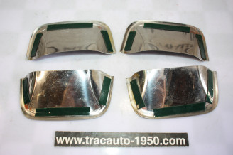 JEU DE 4 COQUILLES ENJOLIVEURS DE PROTECTION DE POIGNEES DE PORTE...AUTOS DIVERS