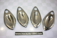JEU DE 4 COQUILLES ENJOLIVEURS DE POIGNEES DE PORTES...CITROEN ID DS PALLAS