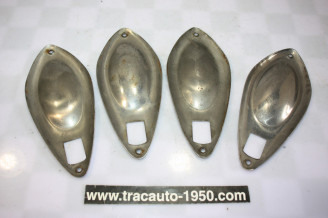JEU DE 4 COQUILLES ENJOLIVEURS DE POIGNEES DE PORTES...CITROEN ID DS PALLAS