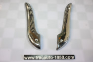 PAIRE D'ENJOLIVEURS SABOTS AVANTS D'AILES AV D/G...RENAUL 4CV