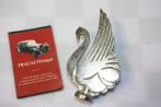 MASCOTTE OU EMBLEME DE CAPOT LE CYGNE H/105mm...AUTOS ANCIENNES DIVERS