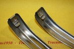 LOT DE 2 ENJOLIVEURS DE CAPOT AVANT...PEUGEOT 403 TS TYPES 1955/1966