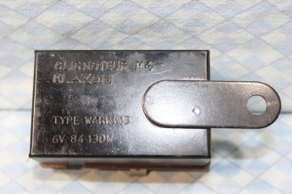 CLIGNOTEUR WARNING KLAXON M4 6V 84/130W 2 BORNES...AUTOS DIVERSES
