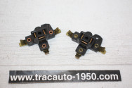 PAIRE DE CONNECTEURS PORTES AMPOULES SEV MARCHAL CODE EUROPEEN...AUTOS DIVERS