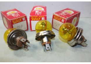 LOT DE 3 AMPOULES DE PHARES 6V SULLY 101...AUTOS ANCIENNES