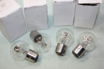 4 AMPOULES CODE/PHARE 6V 45/40W BA21D 3 ERGOTS...AUTOS ANCIENNES
