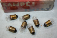 7 AMPOULES DE FEUX AR 6V 0,25W E10 SULLY...VELOS CYCLOMOTEURS ANCIENS