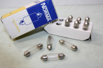 BOITE DE 10 AMPOULES NAVETTES 6V 5W NORMA 1604...AUTOS MOTOS ANCIENNES