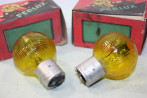 2 AMPOULES CODE/PHARE 12/16V BA21D PERLUX 50...AUTOS ANCIENNES ANCETRES