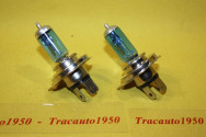 JEU DE 2 AMPOULES IODE H4 BLEUTEES 12V 60/55W...AUTOS DIVERS