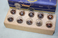BOITE DE 10 LAMPES GRAISSEURS 12V 5W BA15 S RING...AUTOS ANCIENNES DIVERSES