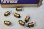 7 LAMPES TEMOINS 12V 1.5W BA9S NORMA 1508...AUTOS ANCIENNES DIVERSES