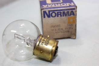 3 AMPOULES DE FEUX 24V 45W BA21S NORMA 1206...CAMIONS TRACTEURS DIVERS