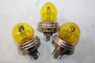 3 AMPOULES CODE/PHARE 24V 55/50W CE P45T NORMA...CAMIONS TRACTEURS DIVERS