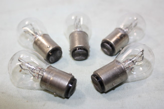 5 LAMPES STOP 24V 21/5W BAY15D NORMA 1326...CAMIONS TRACTEURS ANCIENS