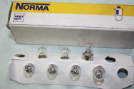 7 LAMPES TEMOINS 24V 4W BA9 S NORMA 1535...CAMIONS TRACTEURS ANCIENS