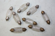8 LAMPES NAVETTES 12V 15W 42X13mm...AUTOS ANCIENNES DIVERS