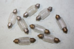8 LAMPES NAVETTES 12V 15W 42X13mm...AUTOS ANCIENNES DIVERS