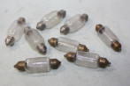 8 LAMPES NAVETTES 12V 15W 42X13mm...AUTOS ANCIENNES DIVERS