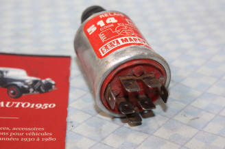 RELAIS 12V SEV MARCHAL 514 KLAXON/FEUX 7 BORNES...AUTOS ANCIENNES DIVERSES