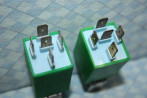 2 RELAIS DE CONTROLE 12V G. CARTIER 03104  5 BORNES...AUTOS DIVERSES