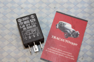 RELAIS D'ESSUIE GLACE 12V SJR 25.1000.00 4 BORNES...VW AUDI