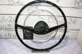 VOLANT QULLERY M576 2 BRANCHES Ø 420mm AVEC CERCLO KLAXON...PEUGEOT 404