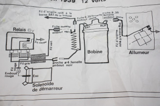 RELAIS DE DEMARRAGE 6V DUCELLIER 605691 4 BORNES...AUTOS DIVERS