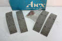 JEU DE GARNITURES DE FREIN AR ABEX M3538...R16 R20 PEUGEOT 304