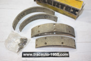 JEU DE GARNITURES DE FREIN AV/AR FLERTEX 520270...4CV R3 DYNA PANHARD