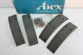 JEU DE GARNITURES DE FREIN AR ABEX M3420...ESCORT TAUNUS HILLMAN TALBOT