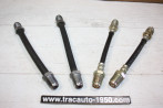 LOT DE 4 FLEXIBLES DE FREINS ARRIERES LOCKHEED/STOP...CITROEN 2CV TRACTION ??
