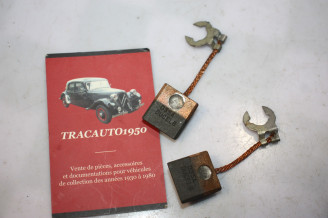 CHARBONS UX 47 POUR DYNAMOS 6/12V DUCELLIER...403 404 204 ID19 DS19 R3 R4 4CV